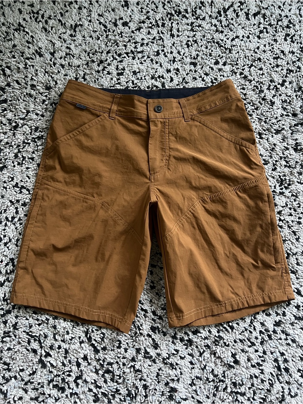 Kuhl Renegade Cargo Shorts 5121 Stretch Hiking Outdoors Brown Teaks Men’s 31